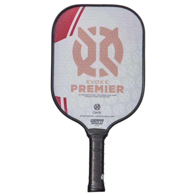 ONIX Evoke Premier Pickleball Paddle, Red, Heavy - Image 1